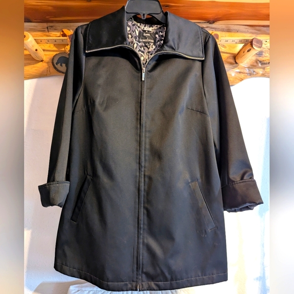 dennis basso Jackets & Blazers - Dennis Basso Black Jacket Size Small